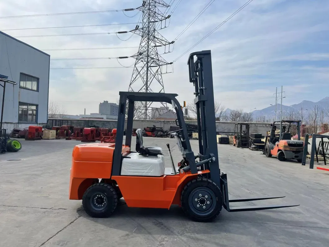 IC Forklift Petrol with Attachment 4 Ton 3.5 Ton 2 Ton 2.5 Ton Propane Fork Lifter 3 Ton Dual Fuel Foklift