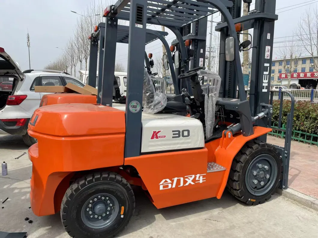 IC Forklift Petrol with Attachment 4 Ton 3.5 Ton 2 Ton 2.5 Ton Propane Fork Lifter 3 Ton Dual Fuel Foklift