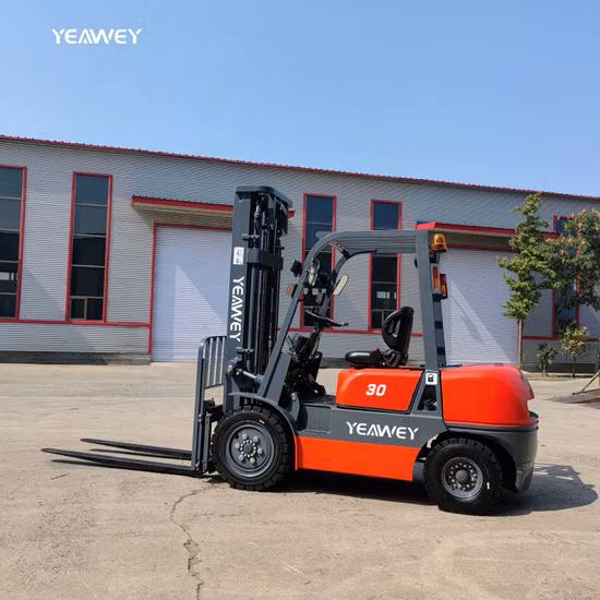 Carrello elevatore IC a benzina con accessorio 4 Ton 3,5 Ton 2 Ton 2,5 Ton Carrello elevatore a propano 3 Ton Carrello elevatore a doppia alimentazione